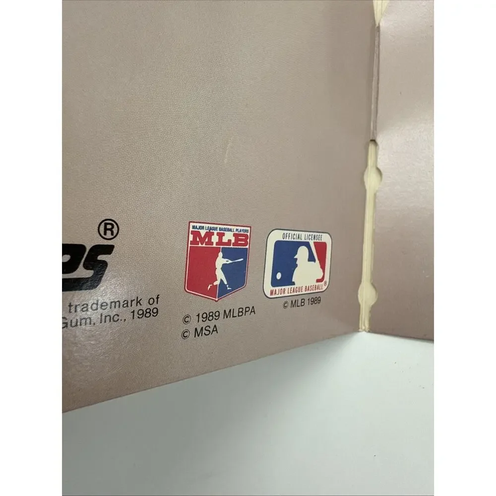Topps 1989 Duo-Tang Sports Shots MLB Pocket Folder Danny Jackson Reds Baseball